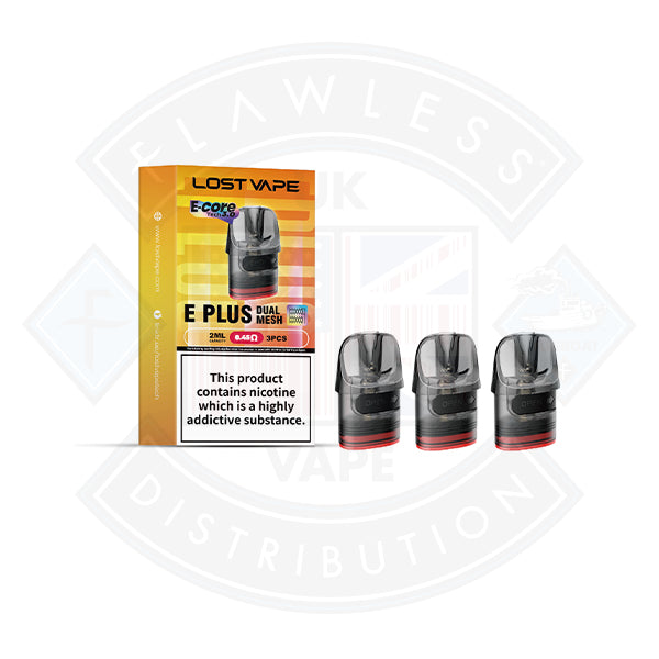Lost Vape E Plus DUAL MESH Cartridge 3pcs/pack