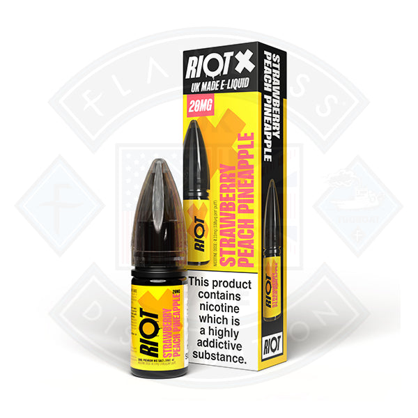 Riot X Salt 10ml Strawberry Peach Pineapple