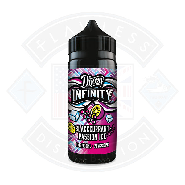 Doozy Vape Infinity 70/30 0mg 100ml Shortfill Blackcurrant Passion Ice