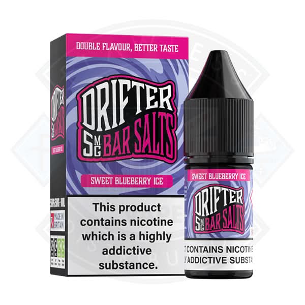 Drifter Bar Salts - Sweet Blueberry Ice Nic Salt 10ml