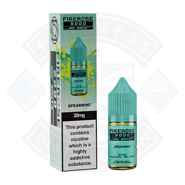 Firerose 5000 Spearmint Nic Salt 10ml by Elux
