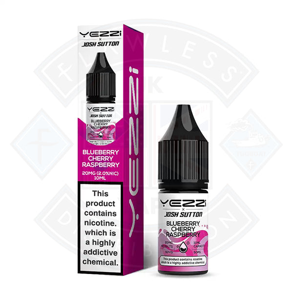 Yezzi Josh Sutton Nic Salts Blueberry Cherry Raspberry 10ml