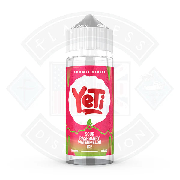 Yeti Summit Series - Sour Raspberry Watermelon Icee 0mg 100ml Shortfill