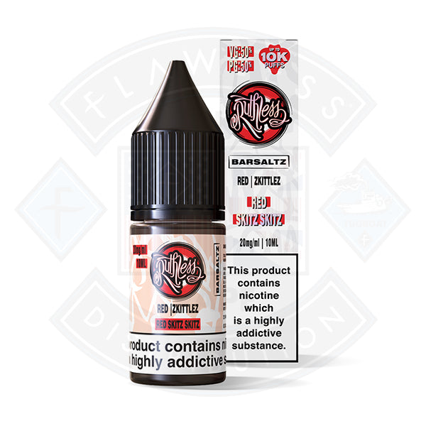 Ruthless Bar Saltz Salt Red Skitz Skitz 10ml