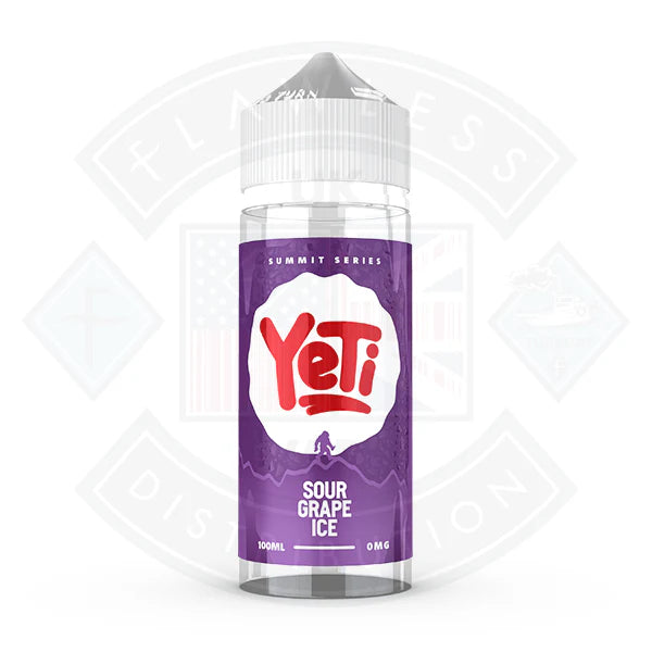 Yeti Summit Series - Sour Grape Ice 0mg 100ml Shortfill