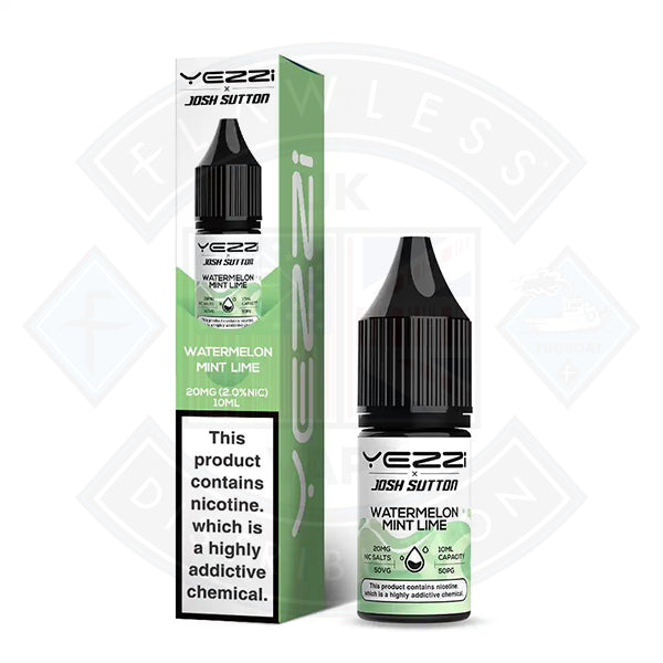 Yezzi Josh Sutton Nic Salts Watermelon Mint Lime 10ml