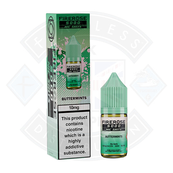 Firerose 5000 Butter Mints Nic Salt 10ml by Elux