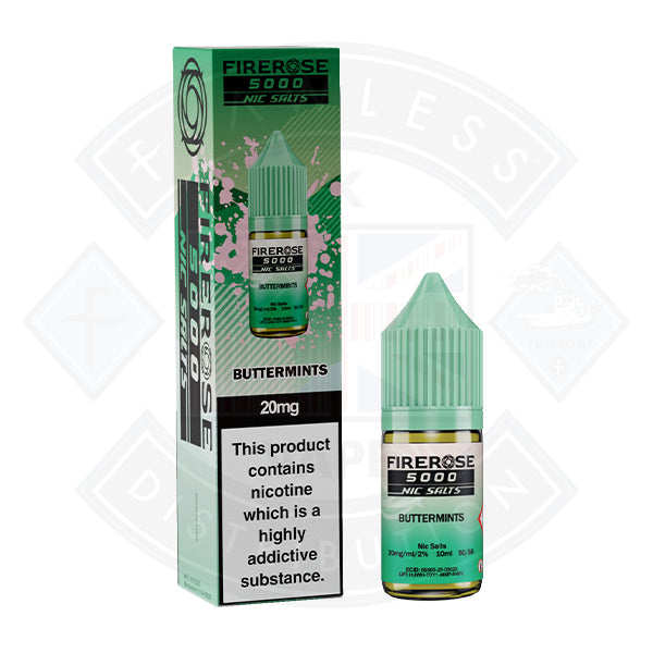 Firerose 5000 Butter Mints Nic Salt 10ml by Elux
