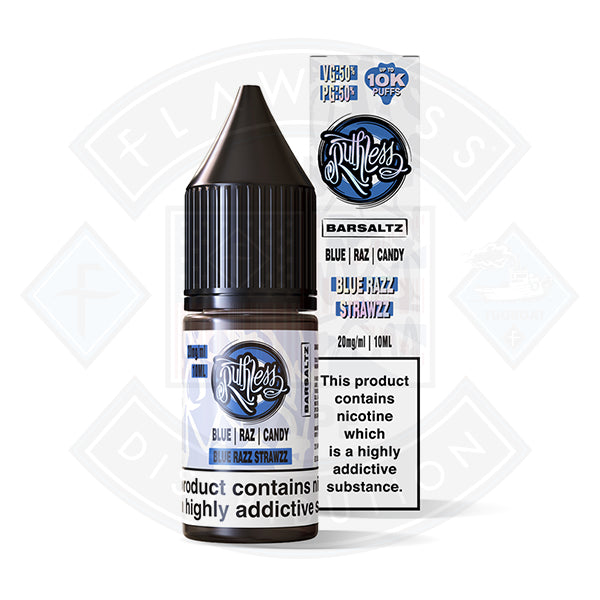 Ruthless Bar Saltz Salt Blue Razz Strawzz 10ml