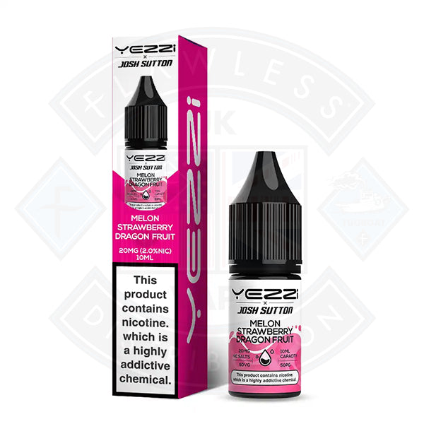 Yezzi Josh Sutton Nic Salts Melon Strawberry Dragonfruit 10ml
