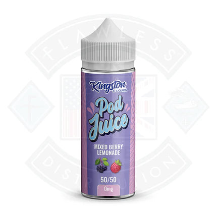 Kingston Mix Berry Lemonade Pod Juice 50/50 0mg 100ml Shortfill