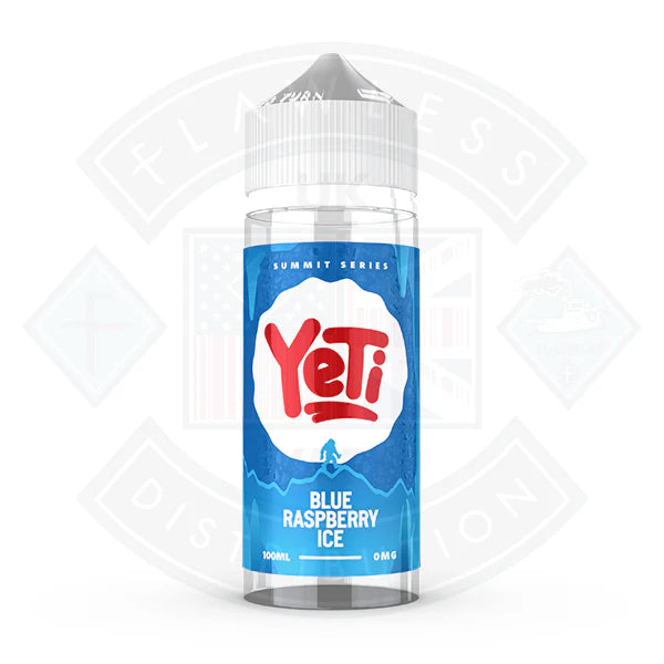 Yeti Summit Series - Blue Raspberry Ice 0mg0mg 100ml Shortfill