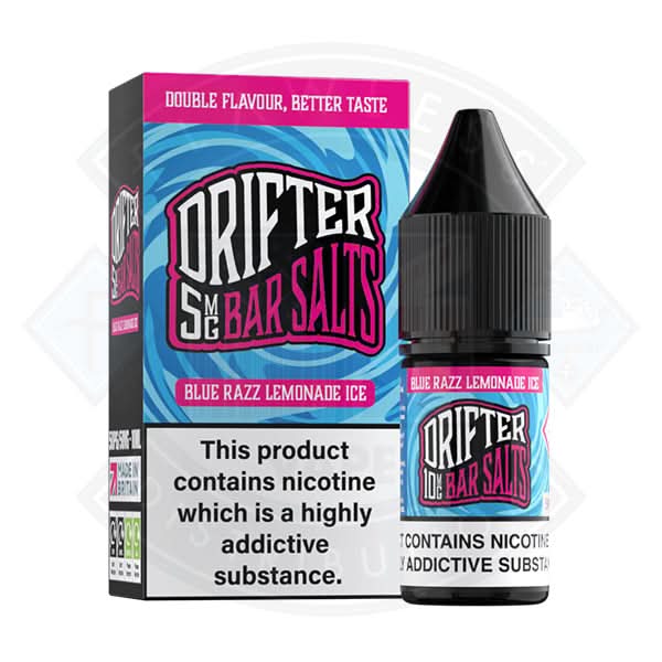 Drifter Bar Salts - Blue Razz Lemonade Ice Nic Salt 10ml