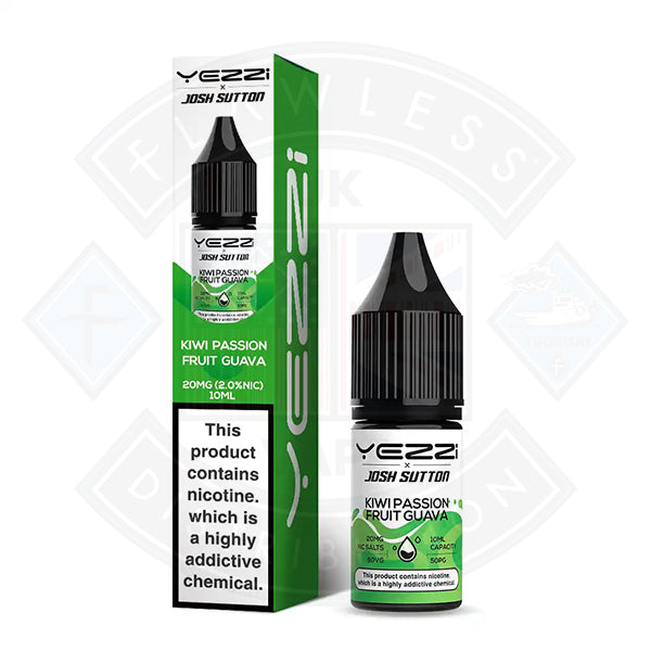 Yezzi Josh Sutton Nic Salts Kiwi Passionfruit Guava 10ml