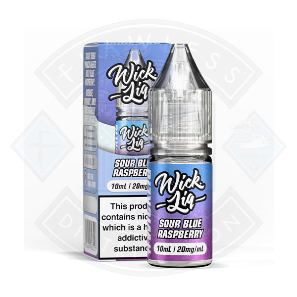 Wick Liquor Sour Blue Raspberry Nic Salt E-Liquid 10ml