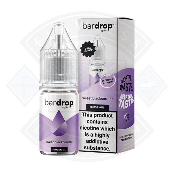 Bar Drop Salts Sweet Blackcurrant 10ml
