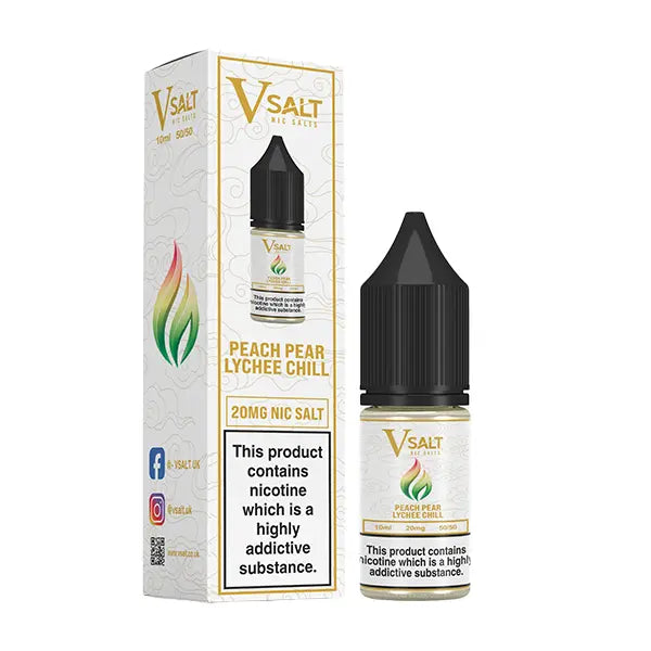 Vsalt Nic Salt 10ml Peach Pear Lychee Chill