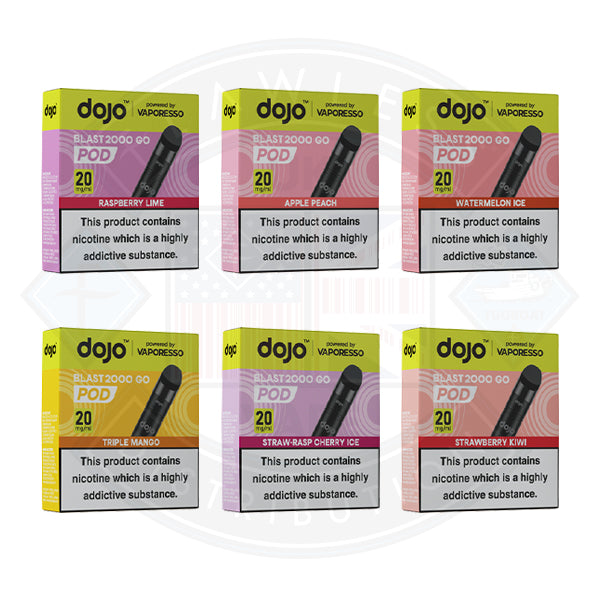 vaporesso dojo blast 2000 go pod kit Vaporesso Dojo Blast 2000 Go Prefilled Pod Kit