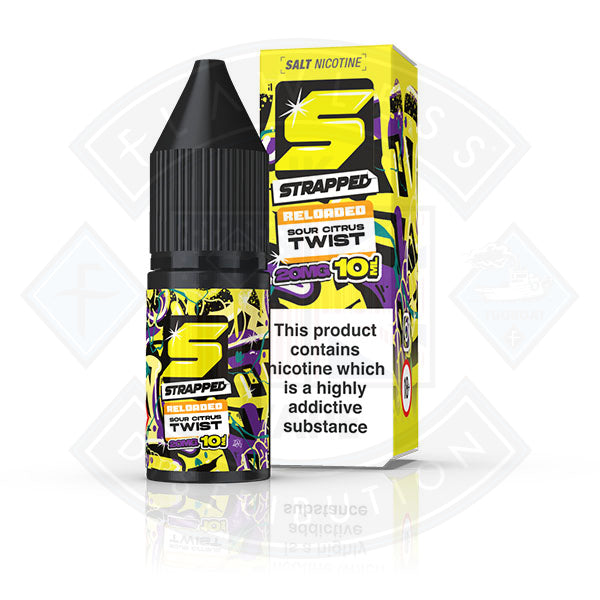 Strapped Reloaded Nic Salt 10ml Sour Citrus Twist