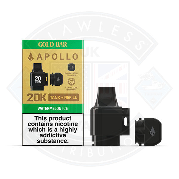 Gold Bar Apollo Replacement Tank + Refill