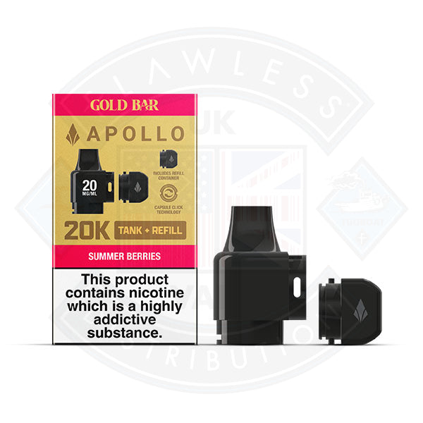 Gold Bar Apollo Replacement Tank + Refill