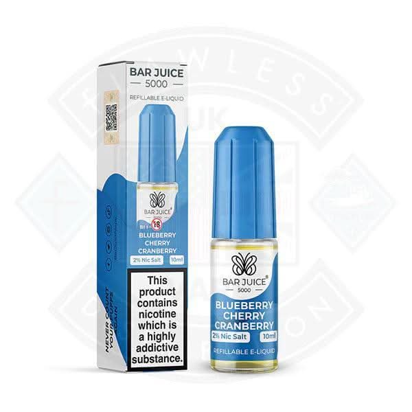 Bar Juice 5000 Nic Salt Blueberry Cherry Cranberry 10ml