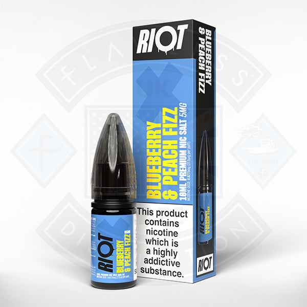 Riot X Salt 10ml Blueberry Peach Fizz