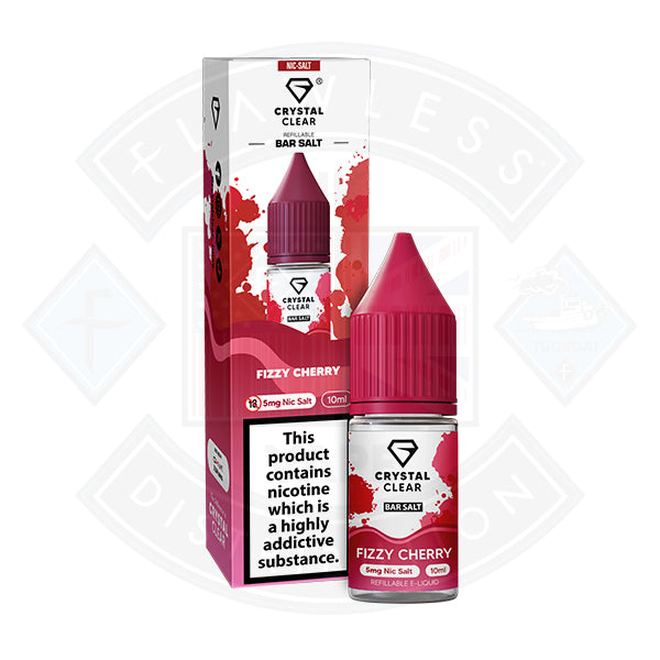 Crystal Clear Bar Nic Salt 10ml Fizzy Cherry