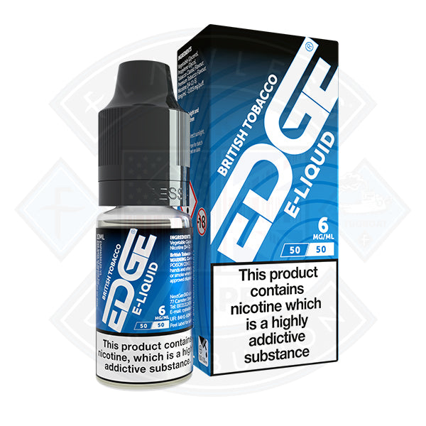 Edge 50:50 E-liquid 10ml British Tobacco