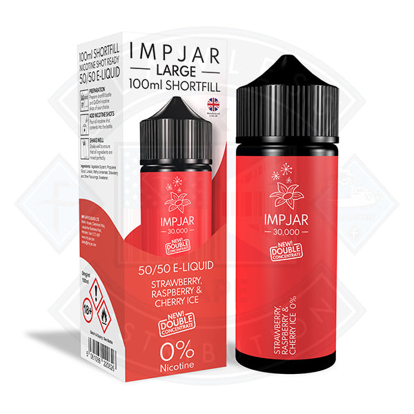 IMP JAR Large - Strawberry Raspberry & Cherry 100ml Shortfill