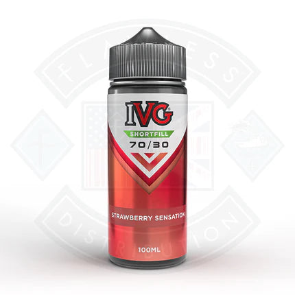 IVG 70/30 Strawberry Sensation 0mg 100ml Shortfill