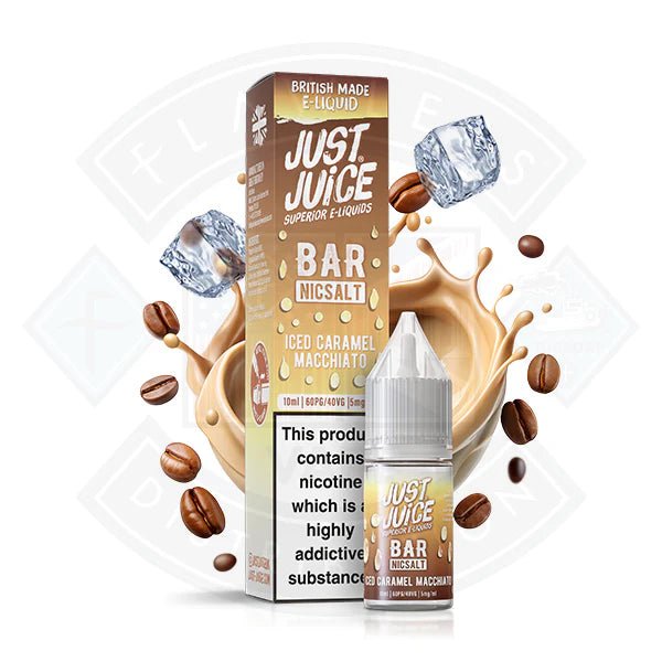 Just Juice Bar Nic Salt - Iced Carmel Macchiato 10ml