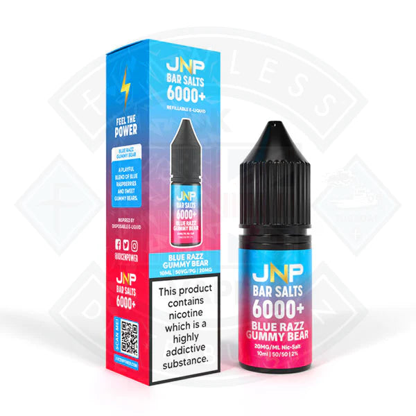 JNP Bar Salt 6000 10ml Blue Razz Gummy Bear