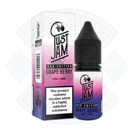 Just Jam - Grape Berry Bar Edition Nic Salts 10ml