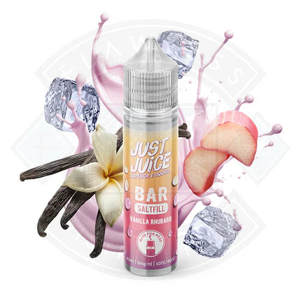 Just Juice Bar - Vanilla Rhubarb 40ml 0mg Shortfill E-Liquid