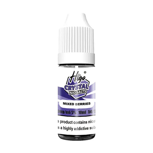 Higo Crystal Nic Salt 10ml Mixed Berries