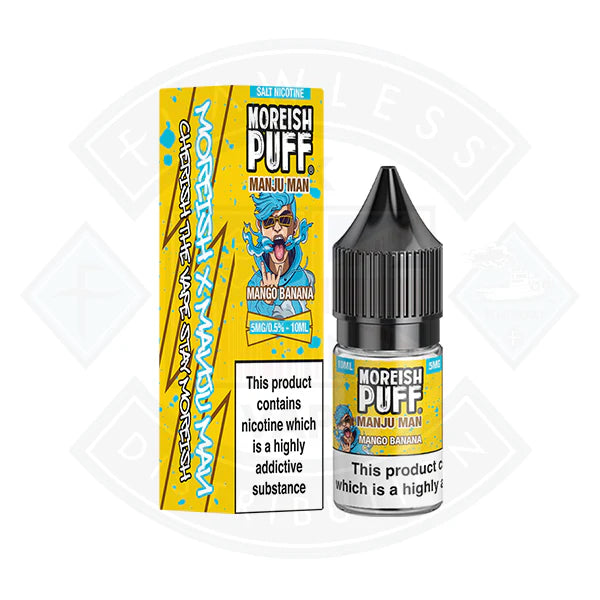 Moreish Puff Manju Man Nic Salt 10ml Mango Banana