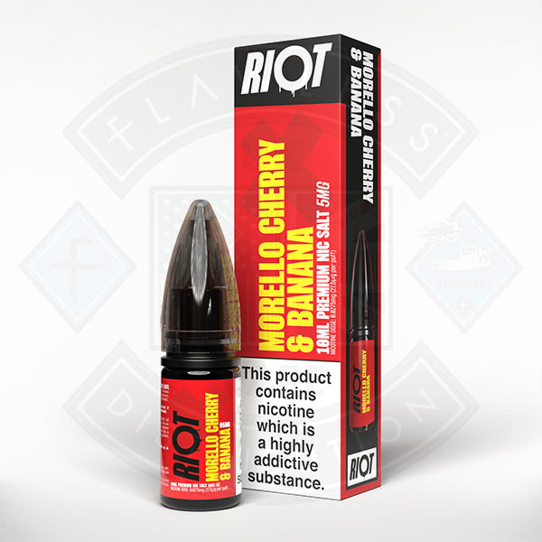 Riot X Salt 10ml Morello Cherry & Banana