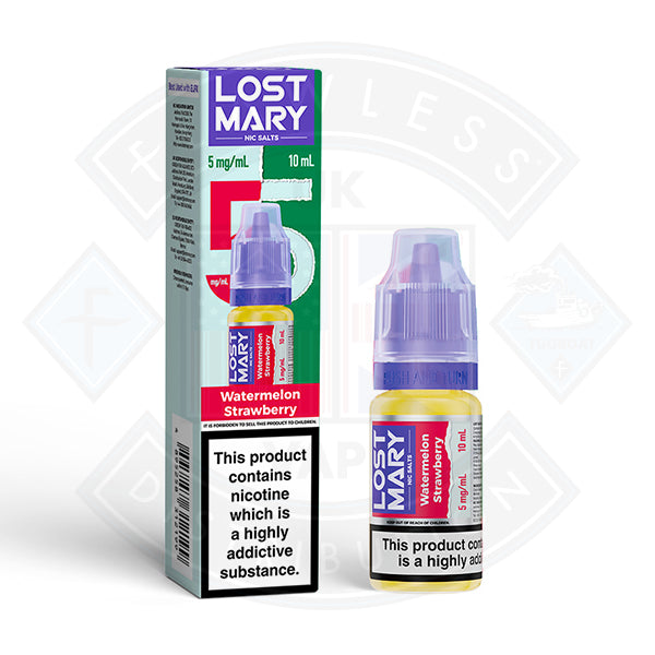 LOST MARY Watermelon Strawberry Nic Salts E-Liquid 10ml