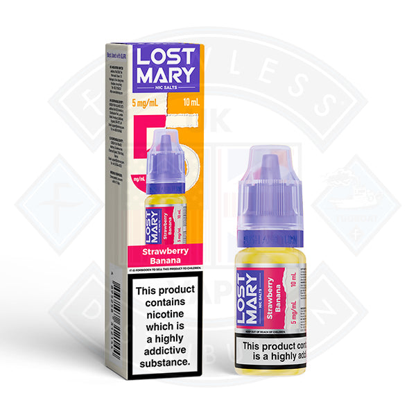 LOST MARY Strawberry Banana Nic Salts E-Liquid 10ml