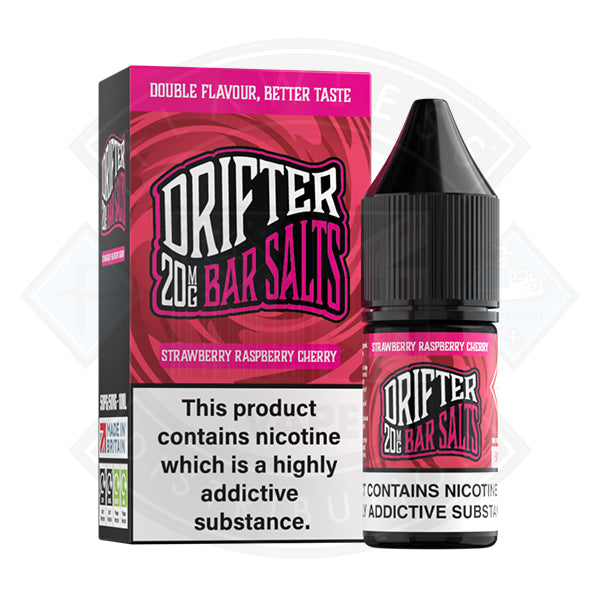 Drifter Bar Salts - Strawberry Raspberry Cherry Nic Salt 10ml