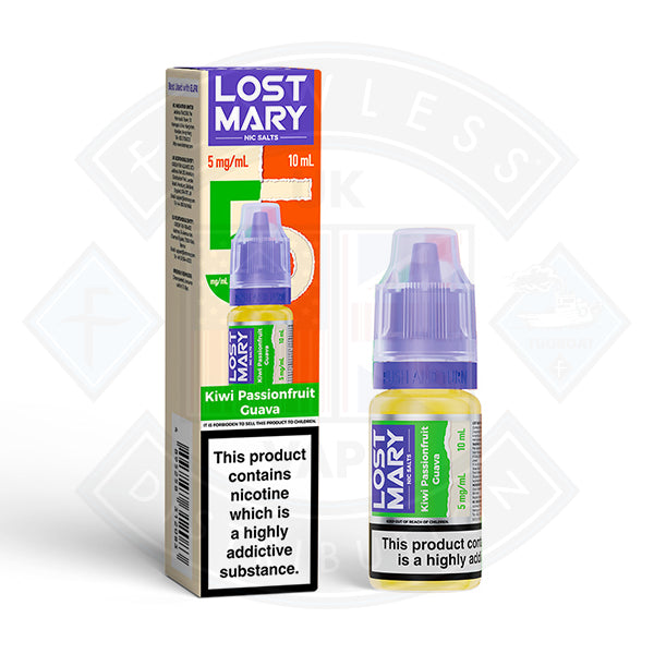 LOST MARY Kiwi Passionfruit Guava Nic Salts E-Liquid 10ml