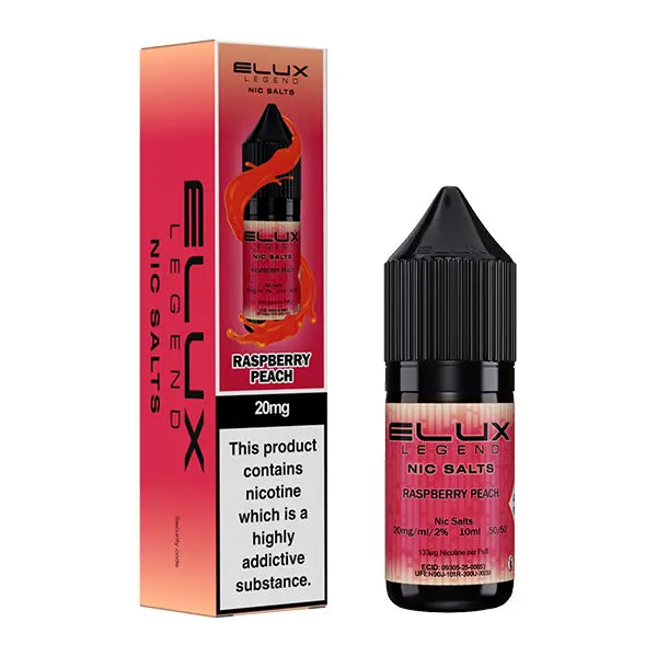 Elux Legend Nic Salt - Raspberry Peach