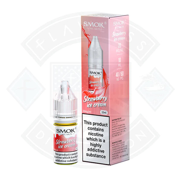 Smok Nic Salt 10ml Strawberry Ice Cream