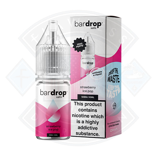 Bar Drop Salts Strawberry Ice Pop 10ml