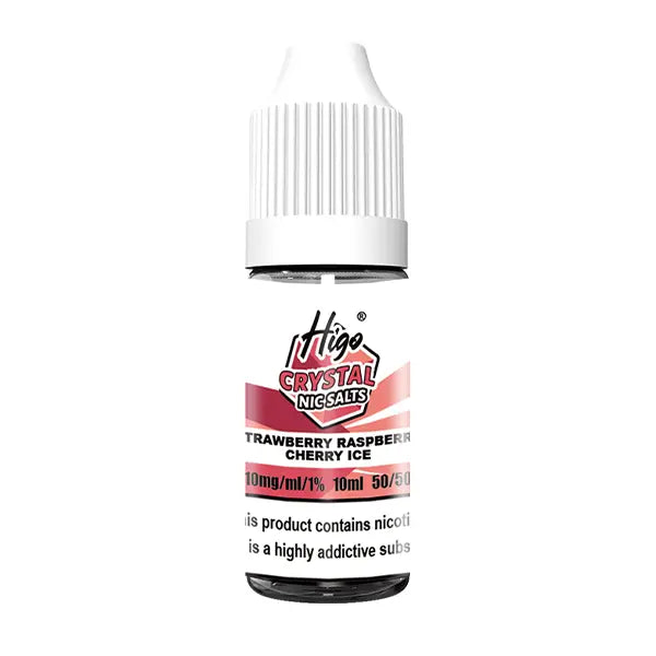 Higo Crystal Nic Salt 10ml Strawberry Raspberry Cherry Ice