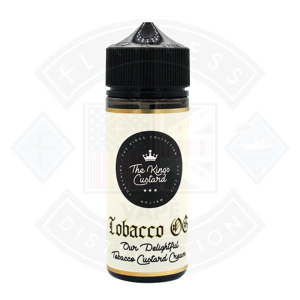 The Kings Custard - Tobacco OG 0mg 100ml Shortfill