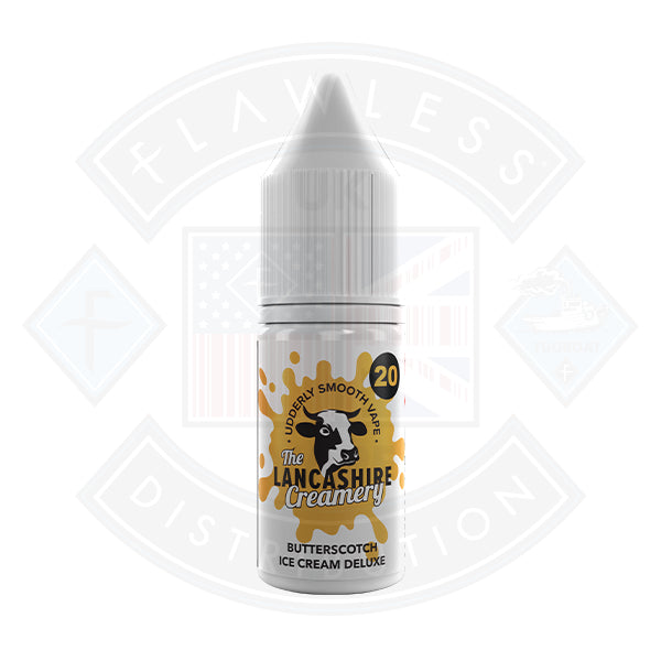 The Lancashire Creamery Salt 10ml Butterscotch Ice Cream Deluxe