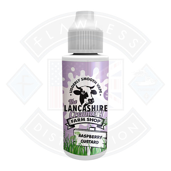 The Lancashire Creamery - Raspberry Custard 100ml Shortfill