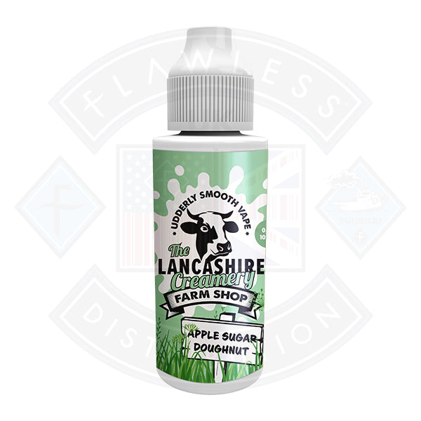The Lancashire Creamery - Apple Sugar Doughnut 100ml Shortfill